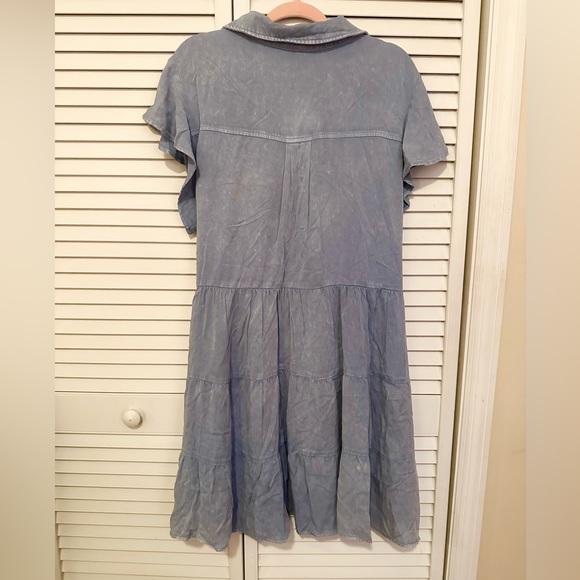 NWT - Jodifil tiered button down dress with pockets - Size 2X - Picture 7 of 7